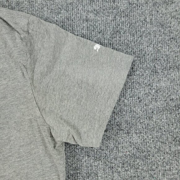 Puma Shirt Men Small Gray Logo Graphic Tee Crew Neck Short Sleeve Pullover Adult - Picture 5 of 15